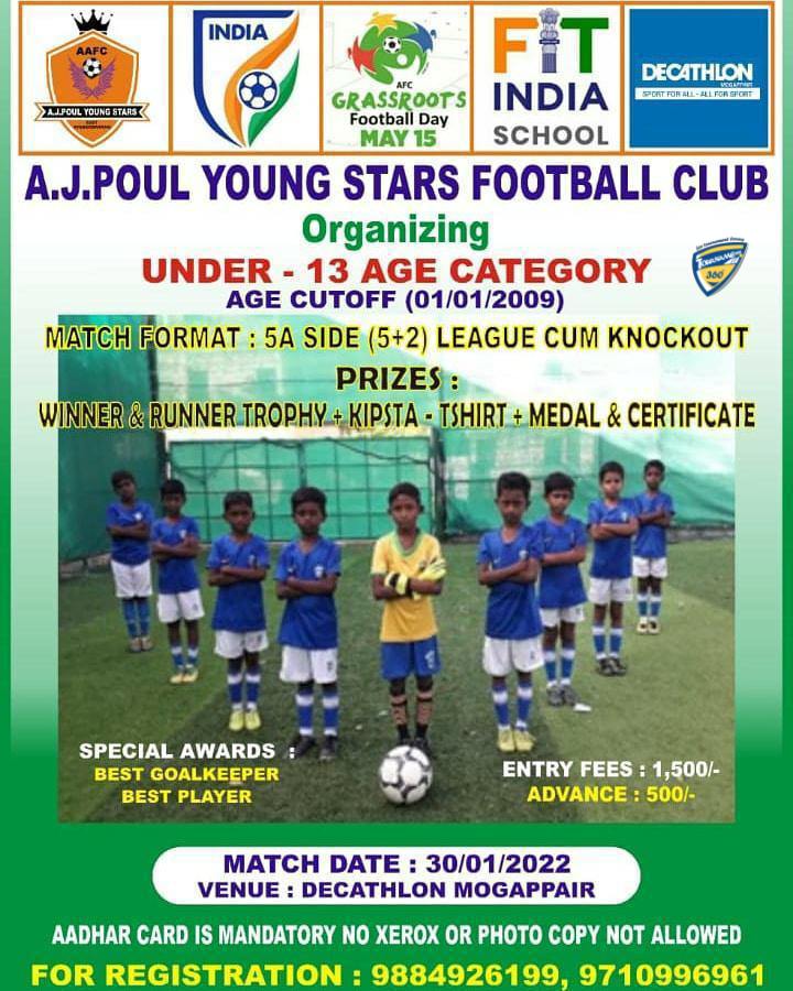 Under 13 Football Tournament in Chennai