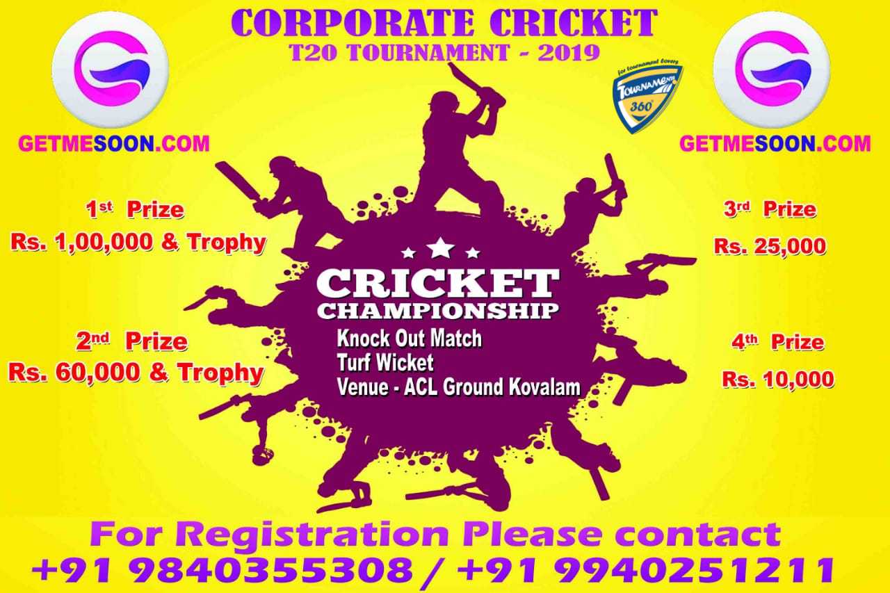 Corporate T20 Cricket Tournament 2019