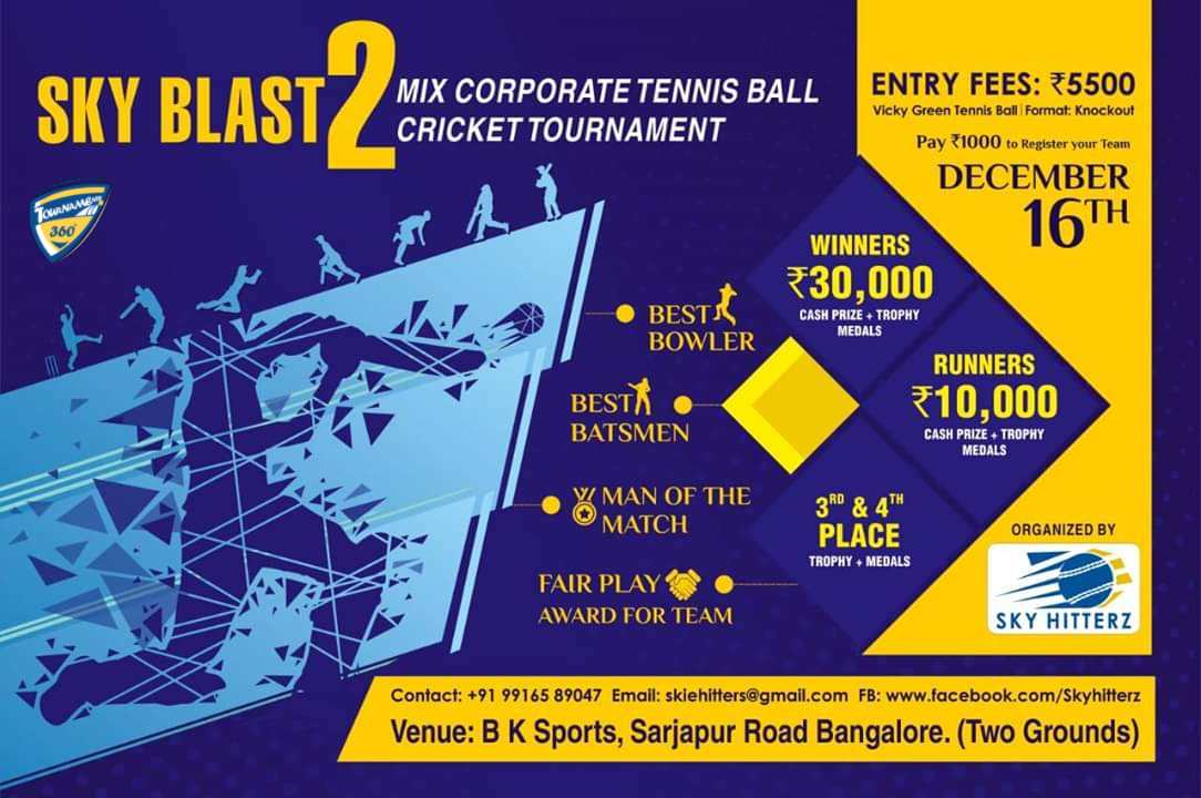 Sky Blast 2 Corporate Cricket Tournament