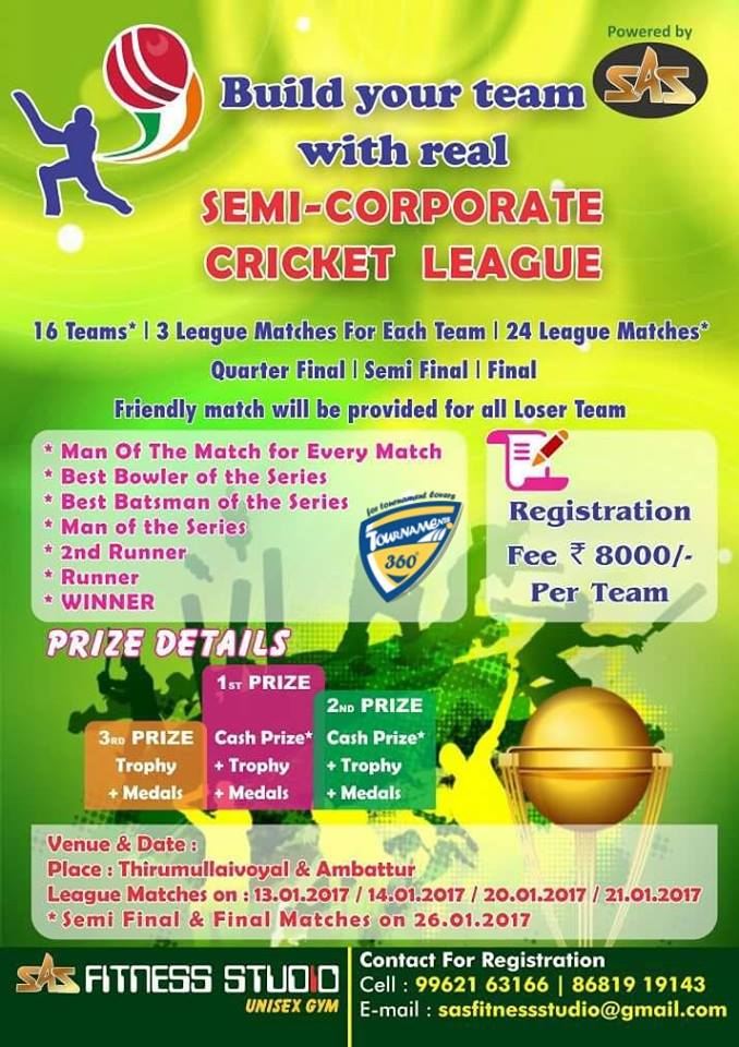 Semi Corporate Cricket League