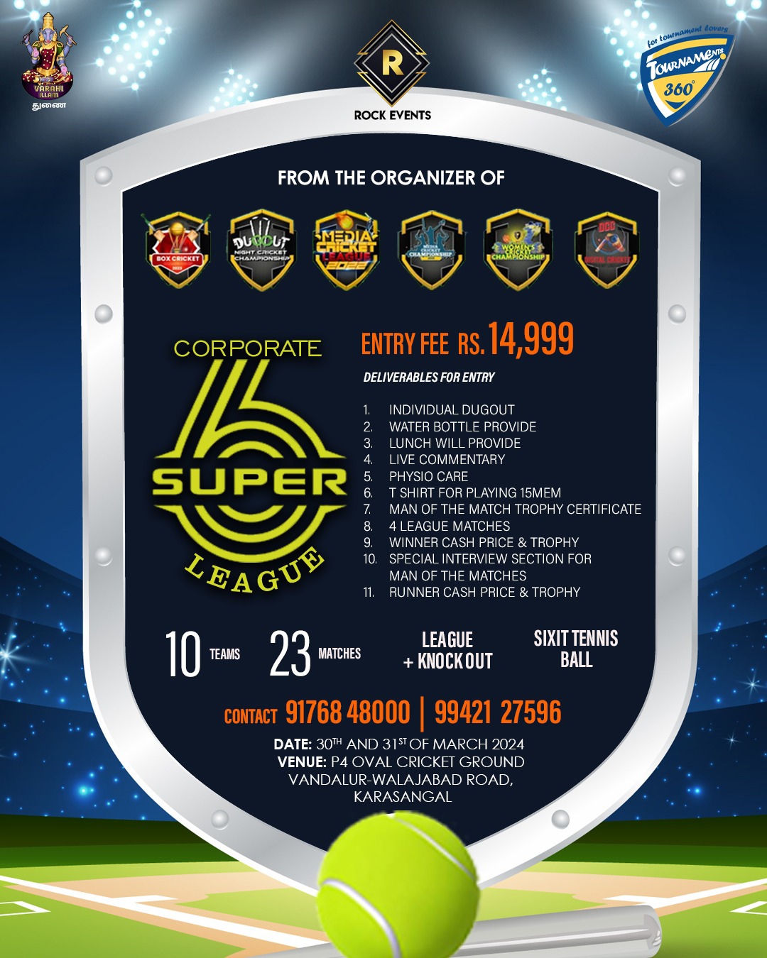 Corporate Super Six League