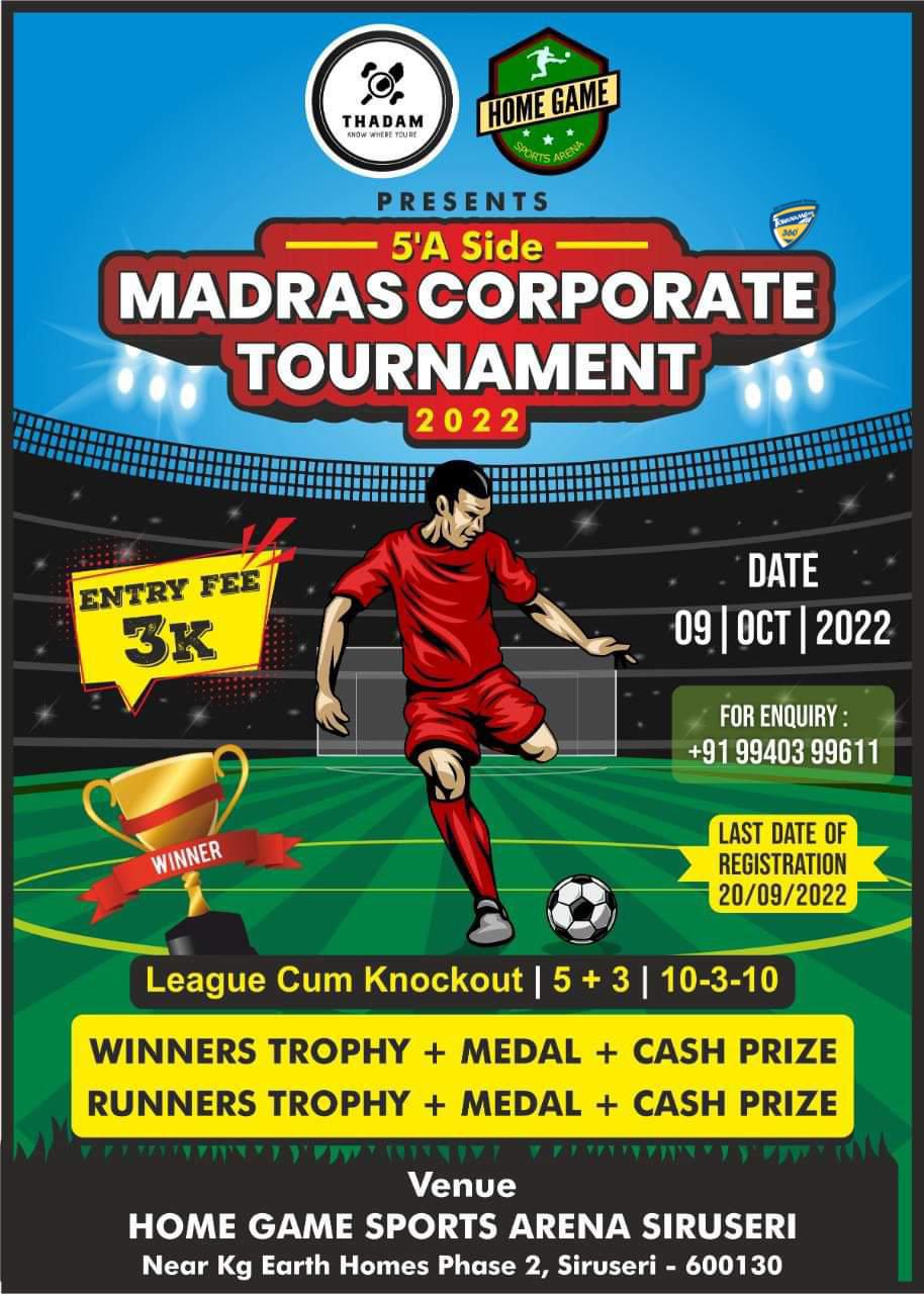 5A Side Madras Corporate Tournament 2022