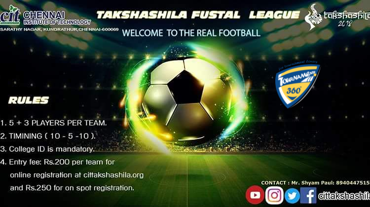 Takshashila Fustal League