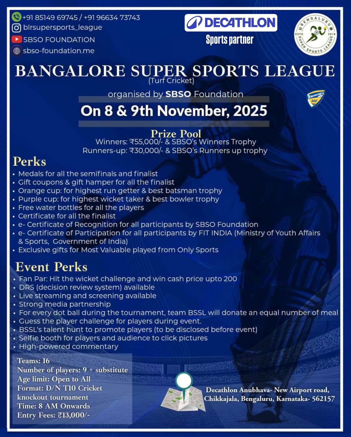 Bangalore Super Sports League