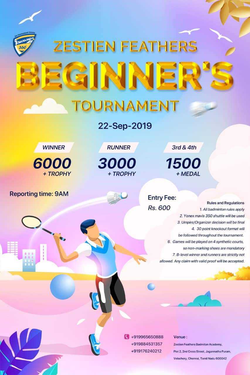 Beginner's Badminton Tournament