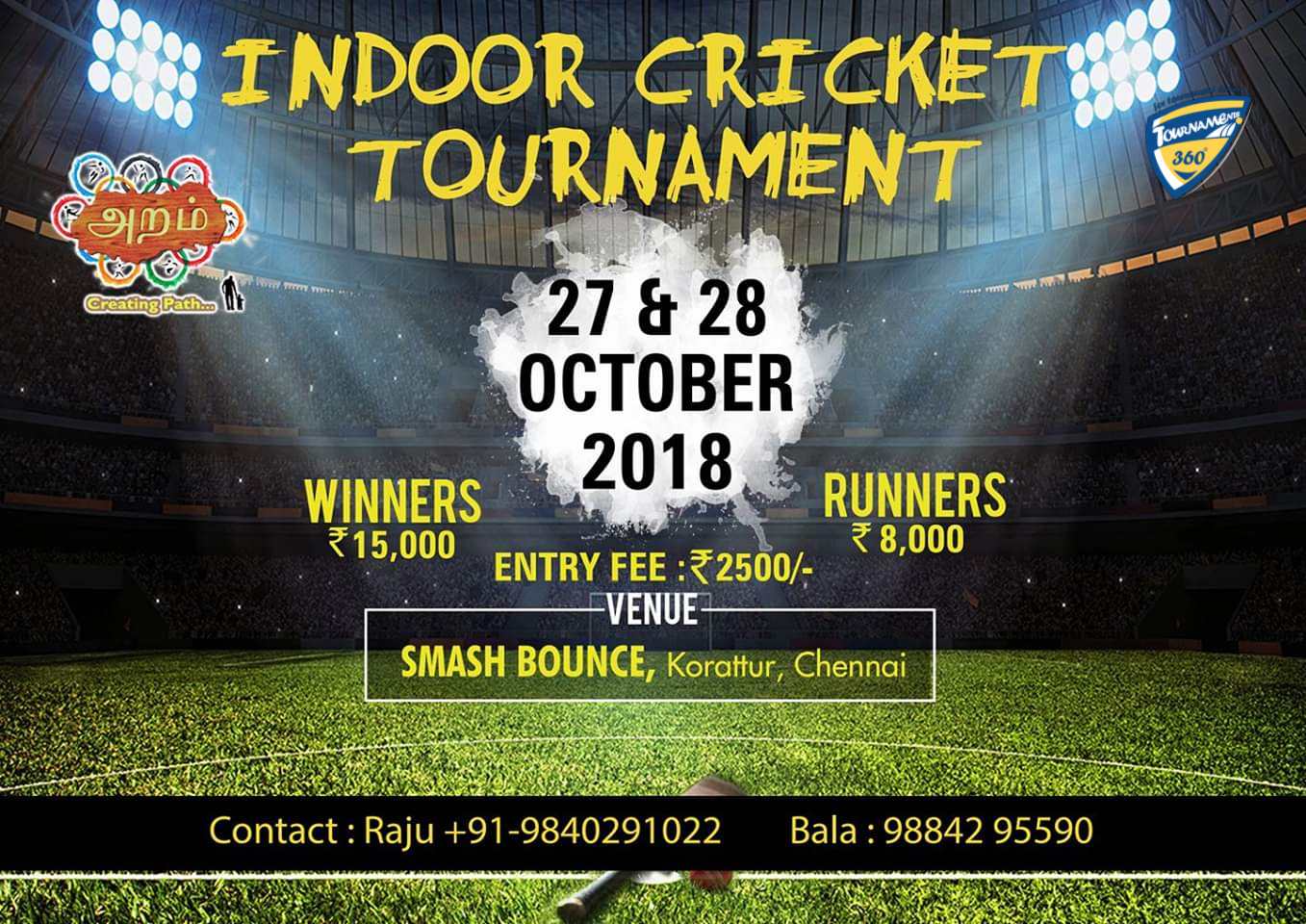 Indoor Cricket Tournament in Chennai