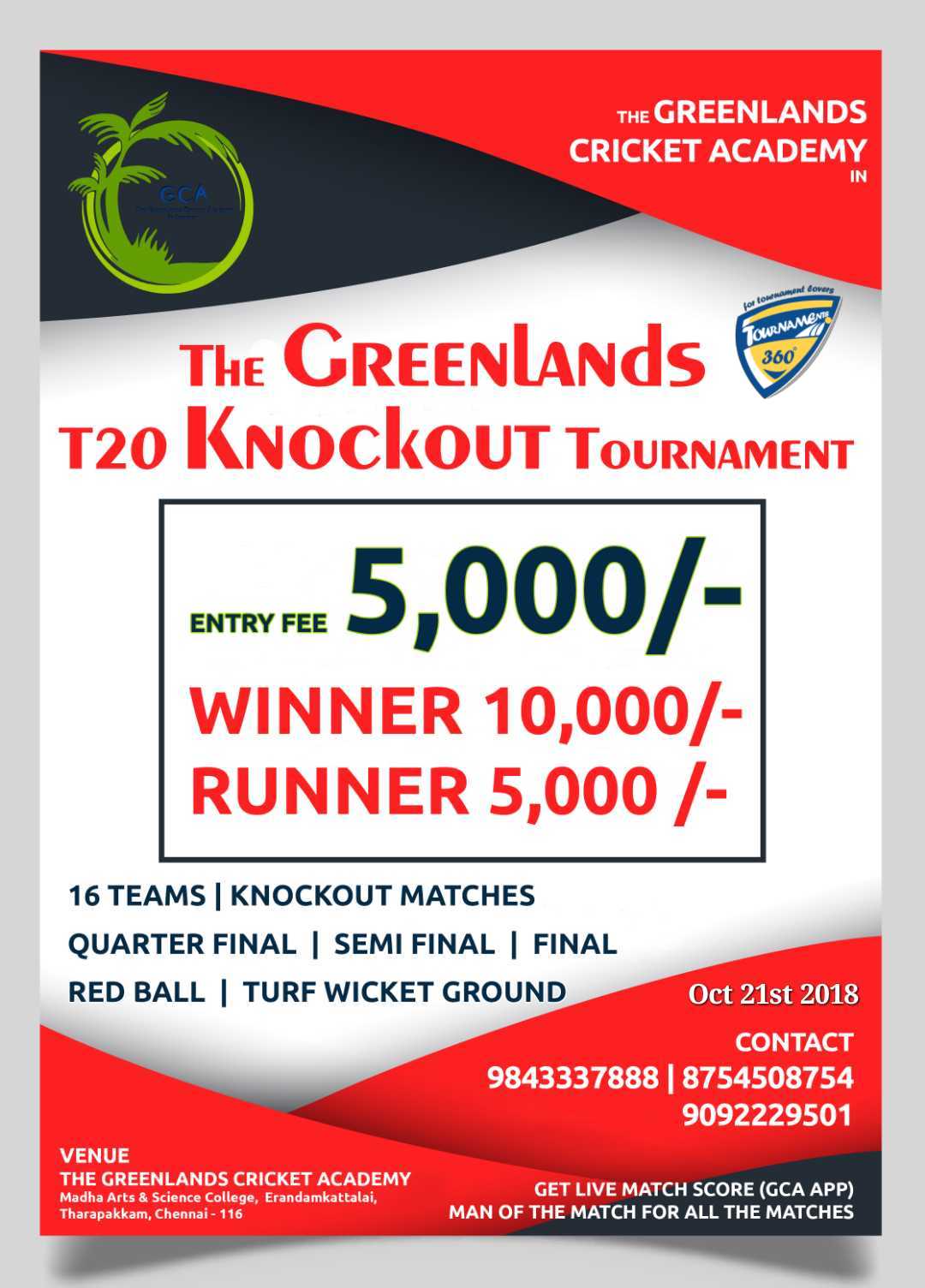 The Greenlands T20 Knockout Tournament