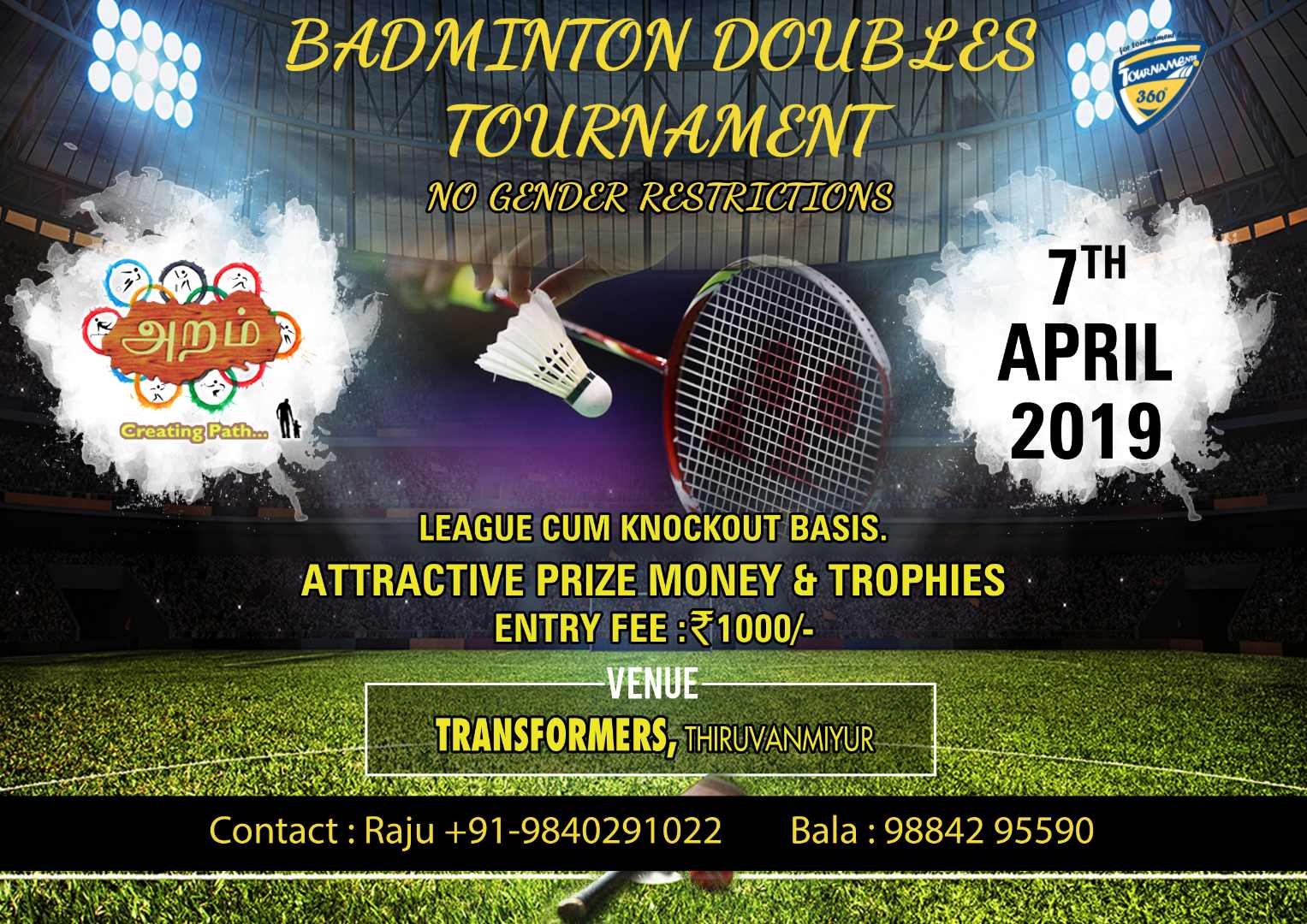 Badminton Doubles Tournament