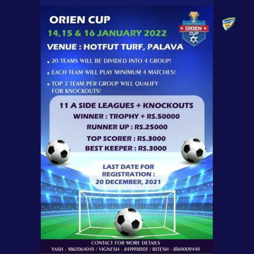 Orien Cup 11A Side Football Tournament