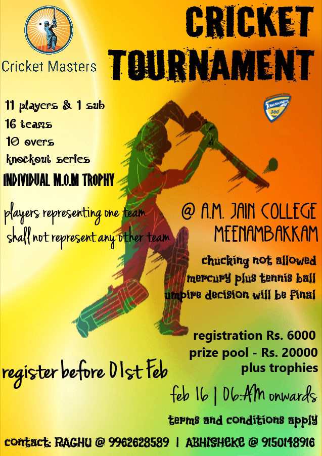 11s Cricket Tournament