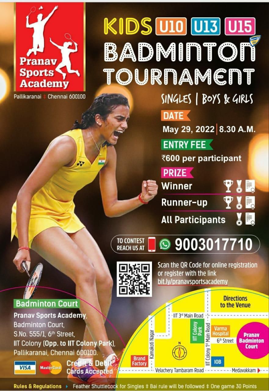 Kids Badminton Tournament in Chennai