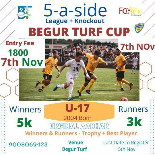 5A Side Football Tournament in Bangalore