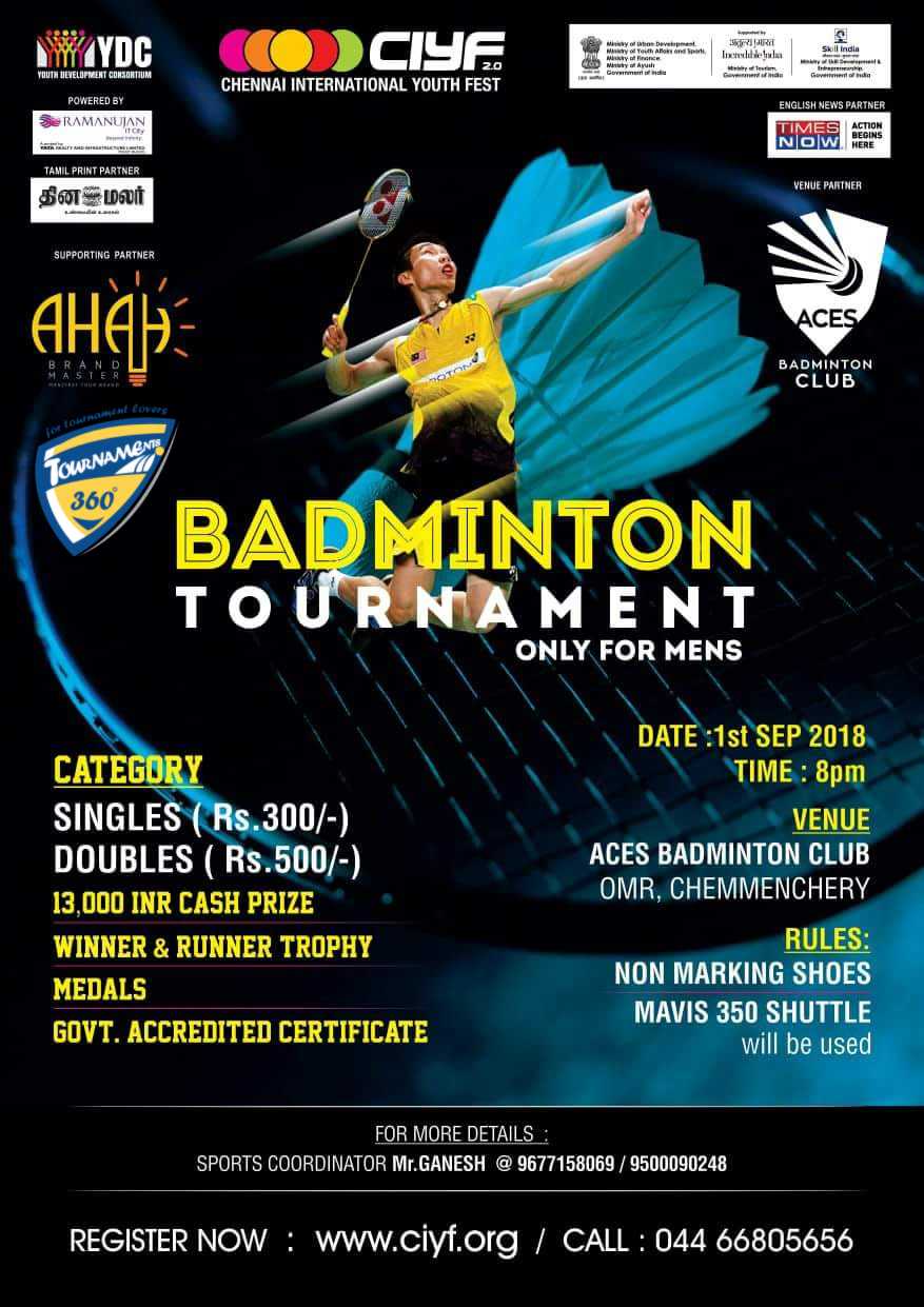 Mens Badminton Tournament