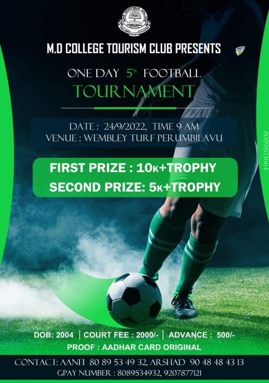 One Day 5s Football Tournament in Kerala