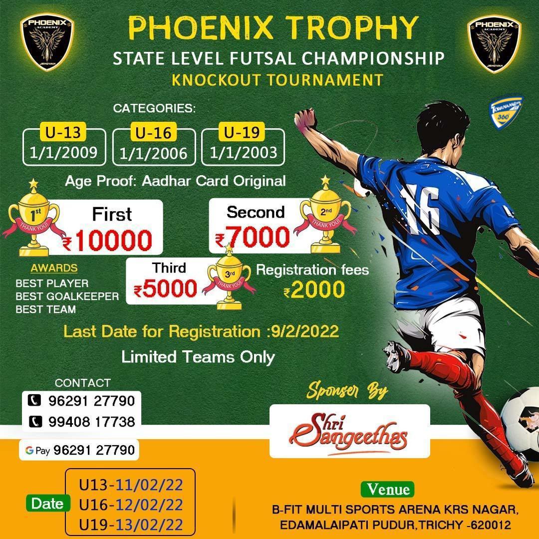 Phoenix Trophy State Level Futsal Championship