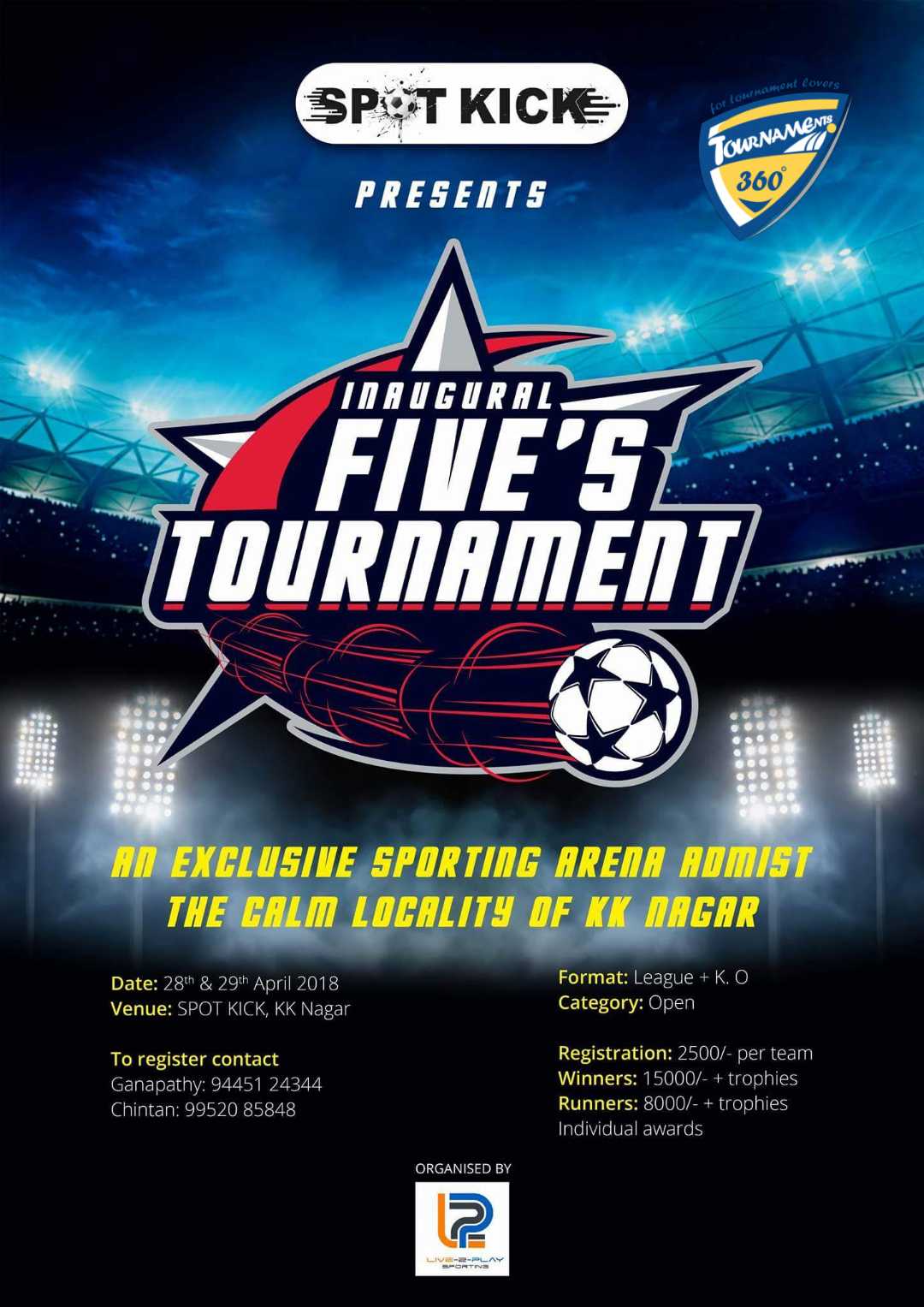 Spot Kick's Inaugural Five's Tournament