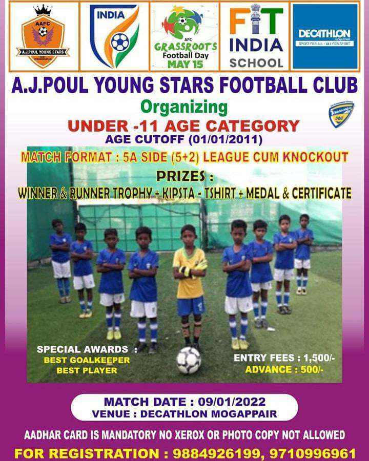 Under 11 Football Tournament in Chennai