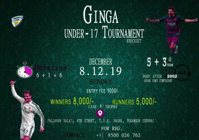 Ginga Under 17 Football Tournament