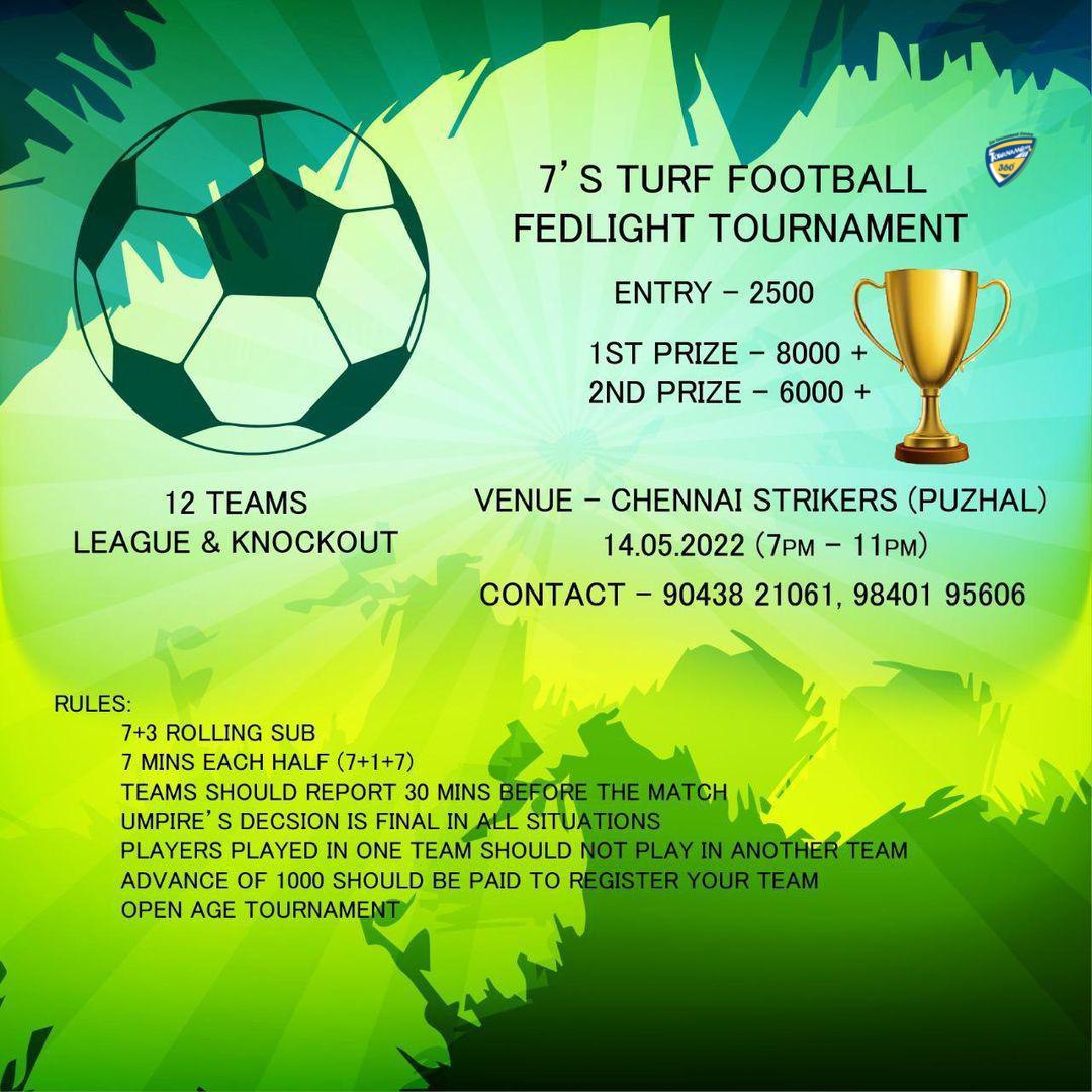 Floodlight Football Tournament in Puzhal