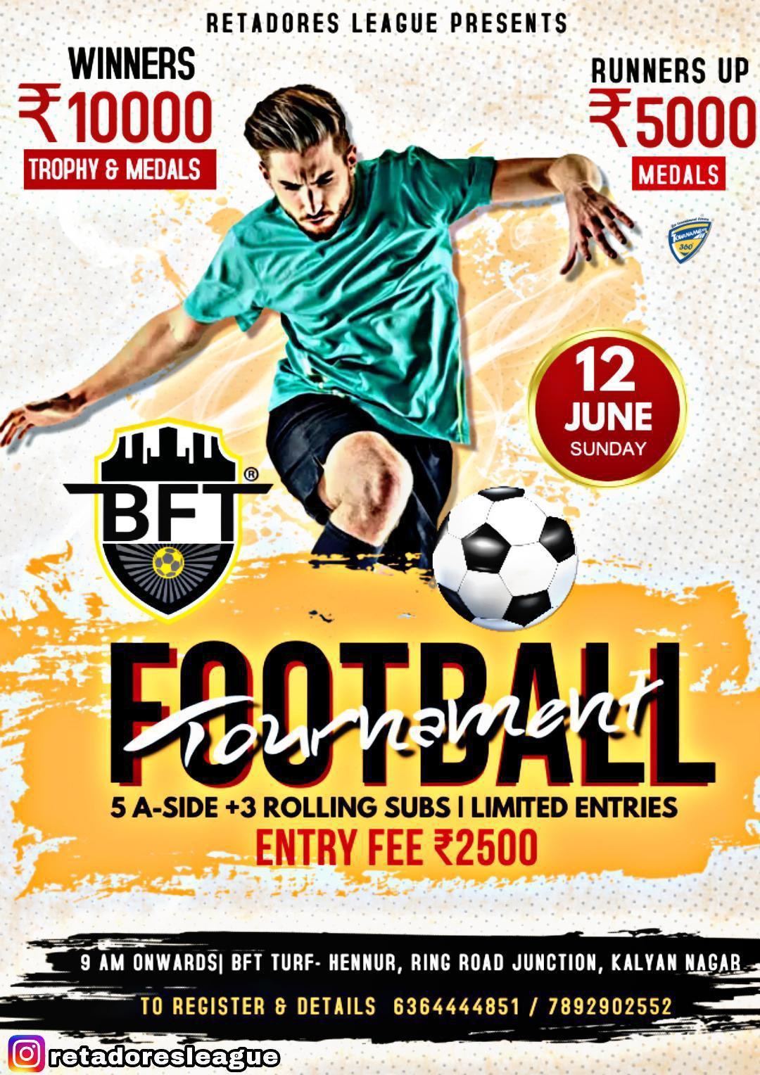 5A Side Football Tournament in Bangalore