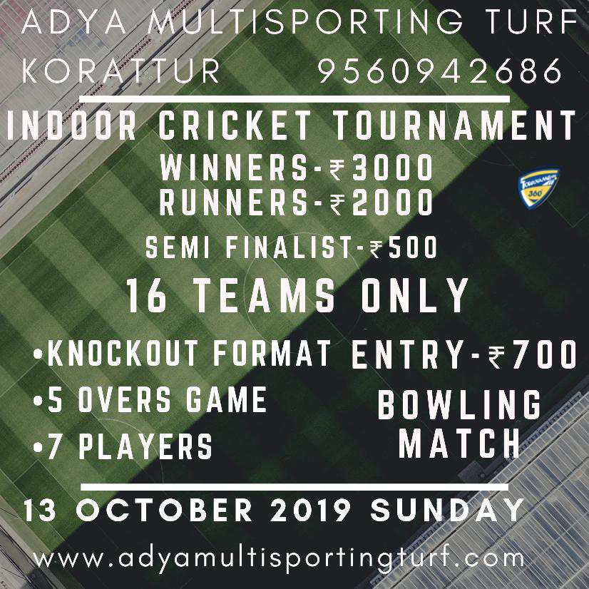Indoor Cricket Tournament