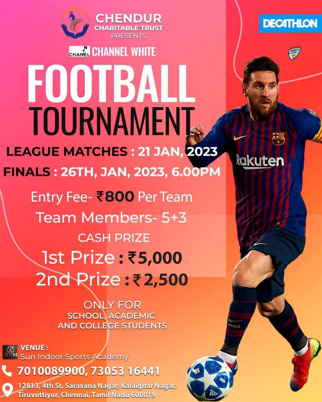 5A Side Football Tournament in Tiruvottiyur