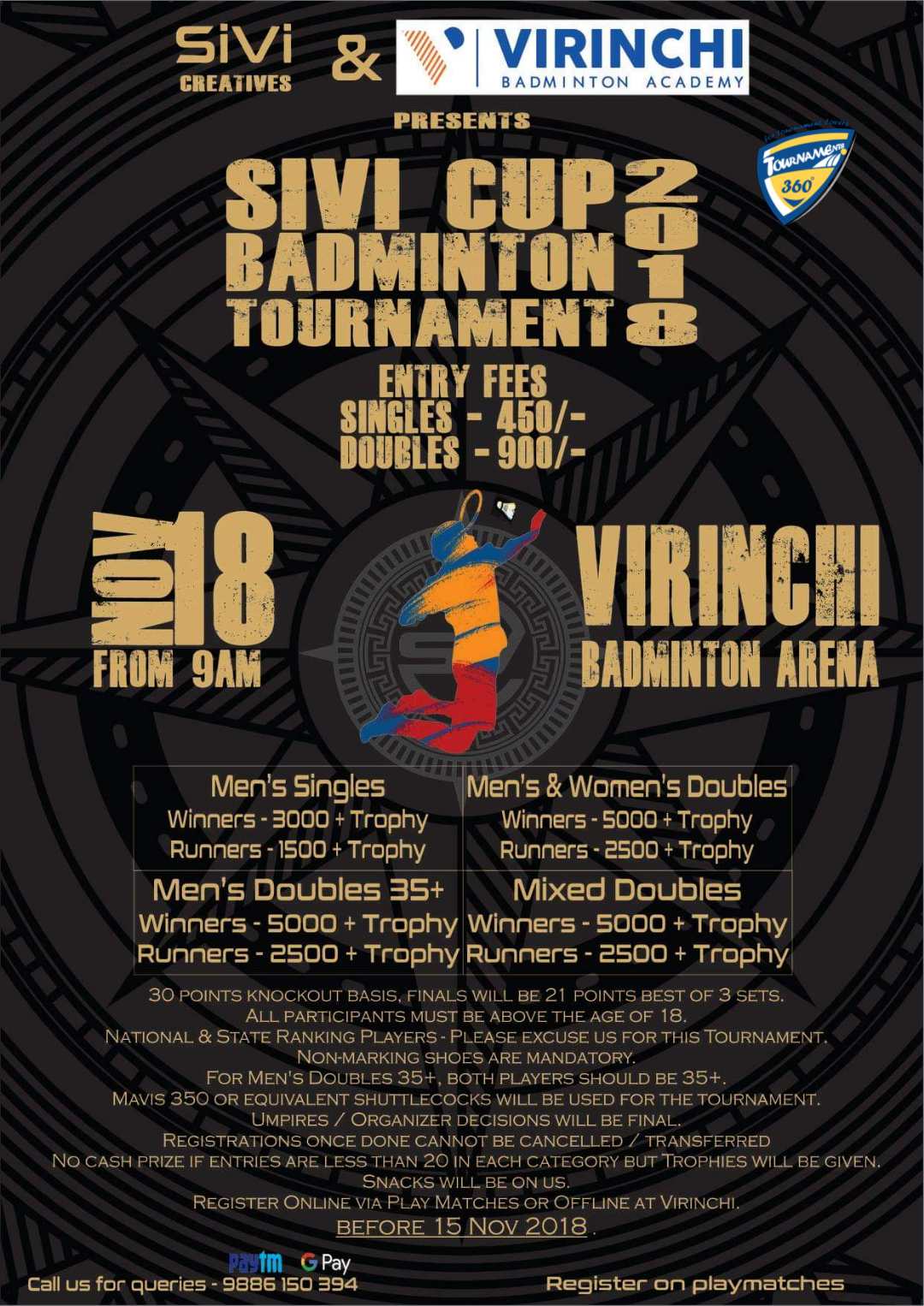 Sivi Cup 2018 Badminton Tournament