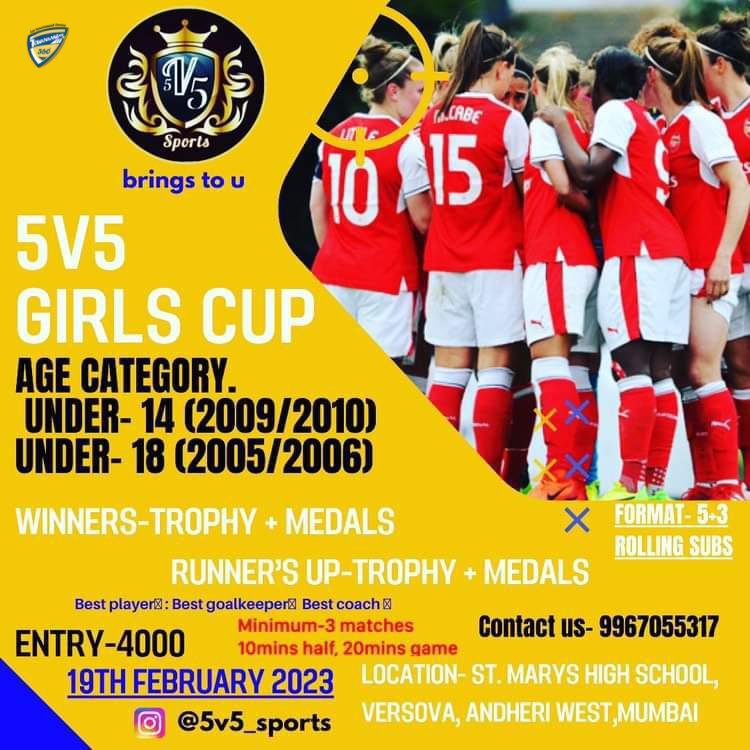 5V5 Girls Cup in Andheri West Mumbai