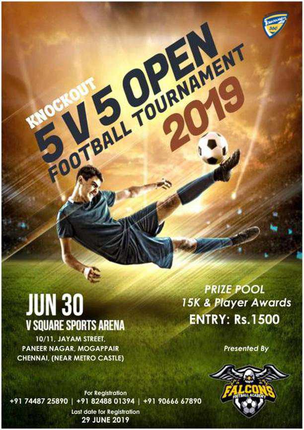 5 Vs 5 Open Football Tournament 2019