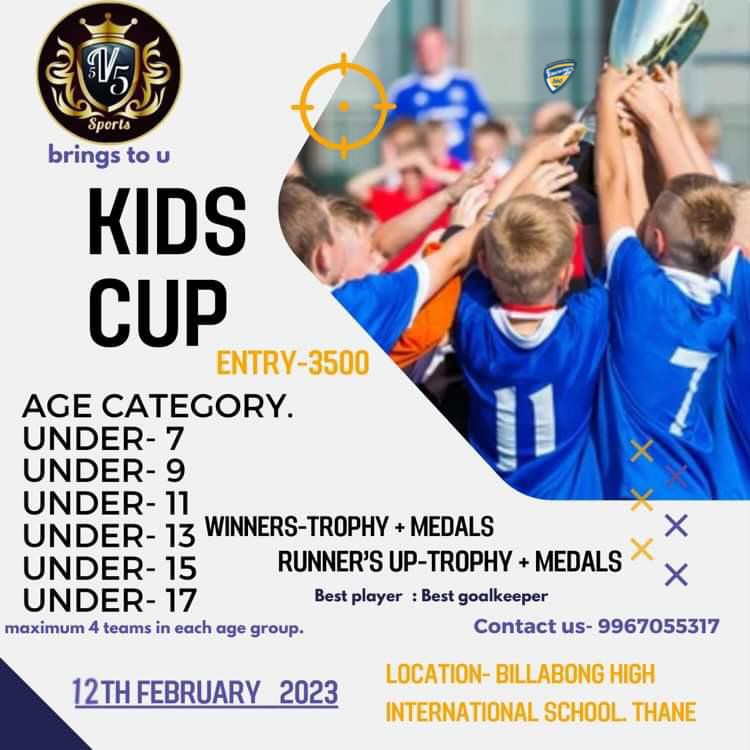 5V5 Sports Presents Kids Cup in Mumbai