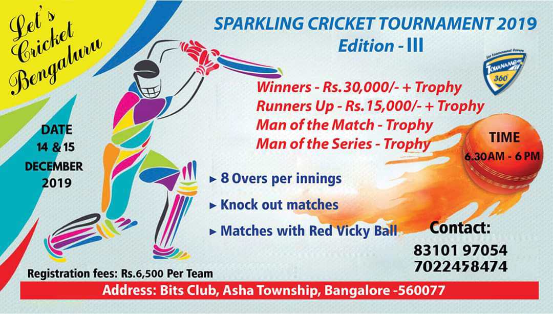 Sparkling Cricket Tournament 2019 Edition 3