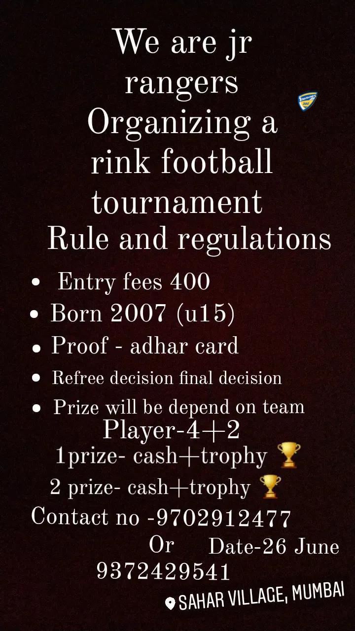 Rink Football Tournament in Mumbai