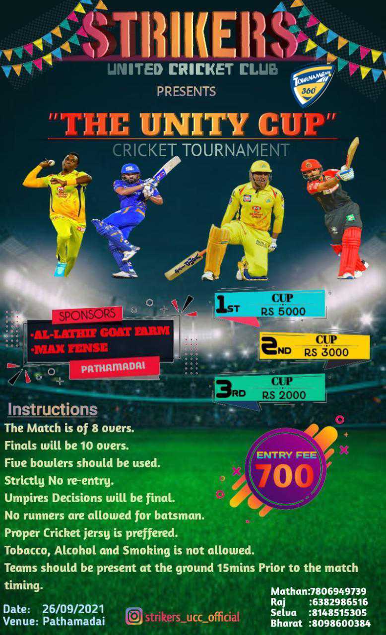 The Unity Cup Cricket Tournament