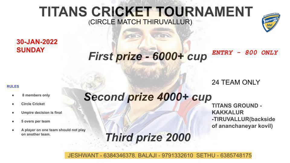 Titans Cricket Tournament