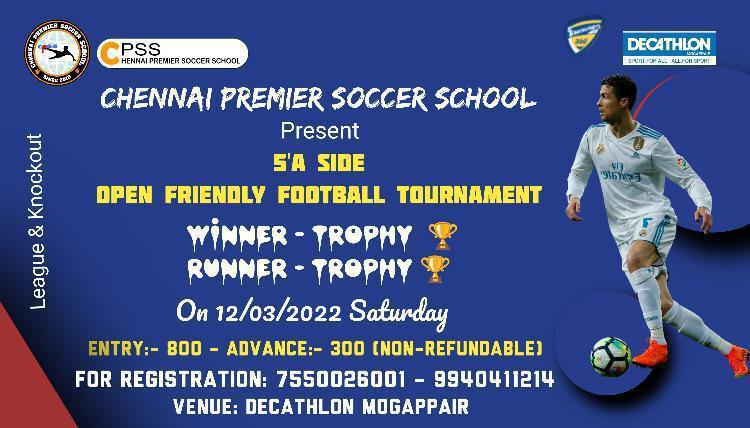 5A Side Open Friendly Football Tournament