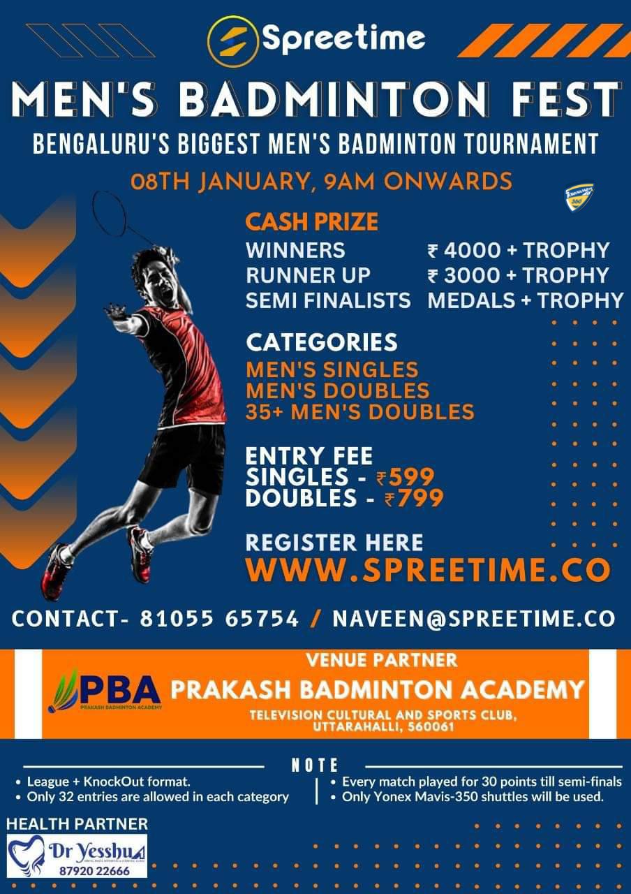 Men's Badminton Fest 2023