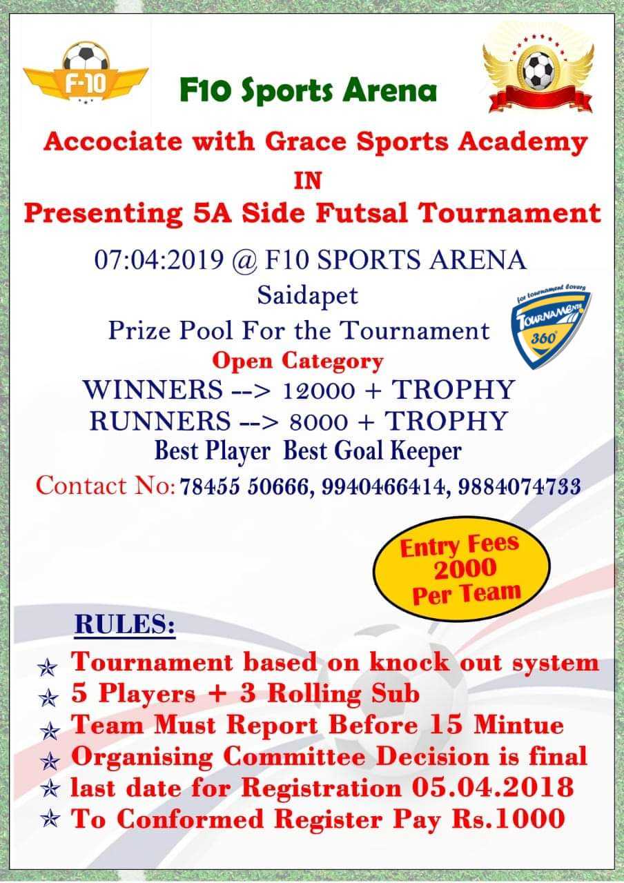 5A Side Futsal Tournament