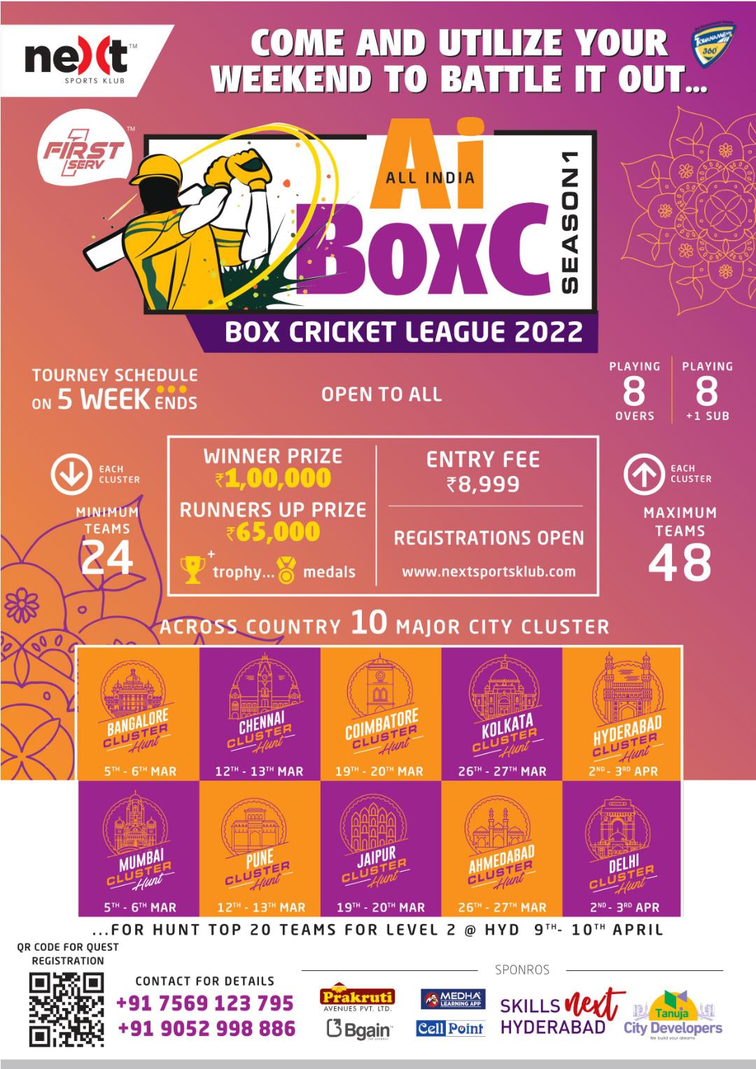 All India Box Cricket League 2022