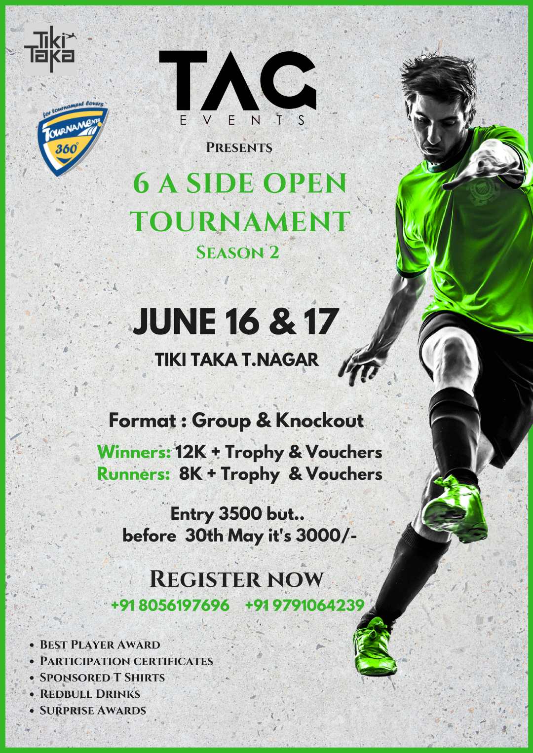 6 A Side Open Football Tournament Season 2