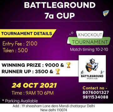 Battleground 7A Cup in New Delhi