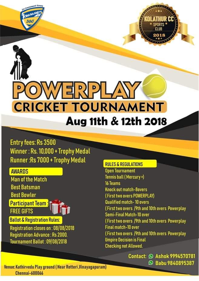 Powerplay Cricket Tournament