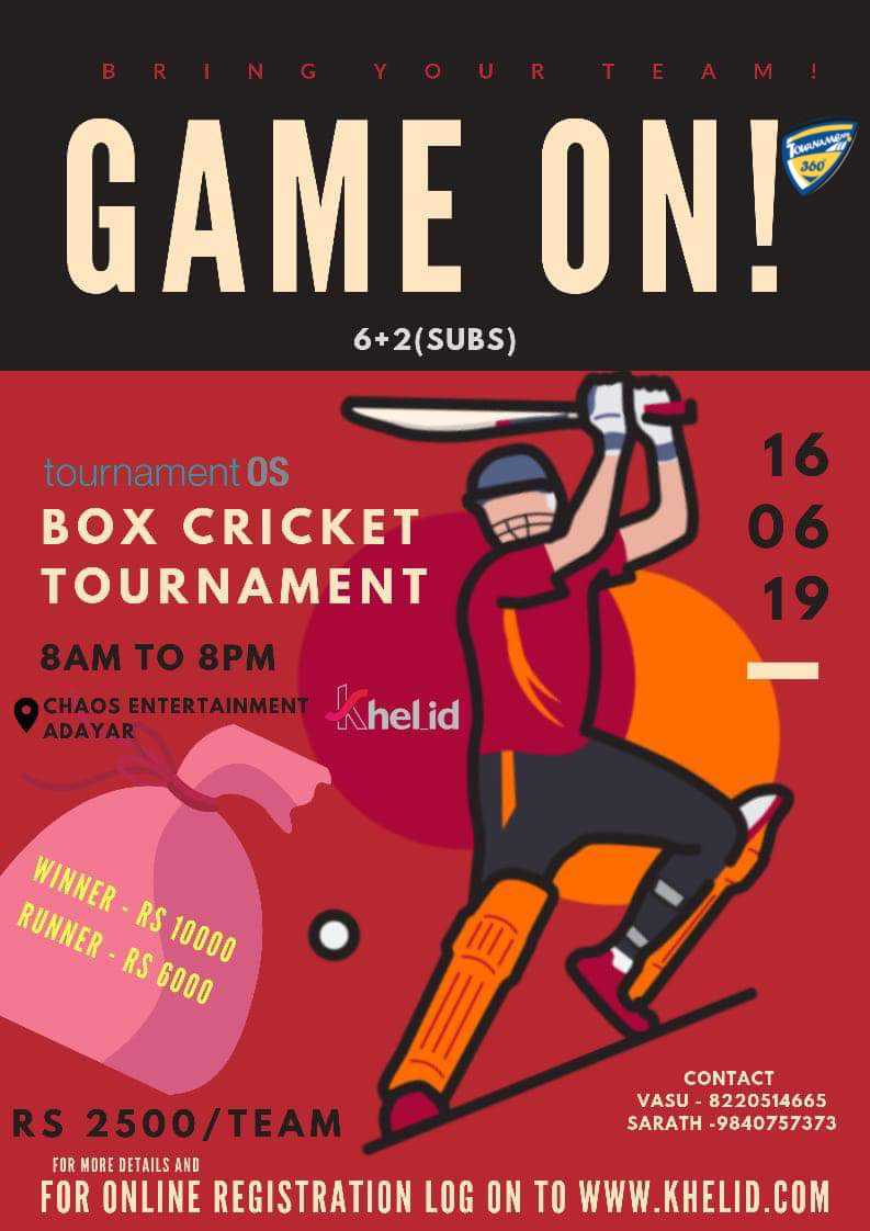 Box Cricket Tournament