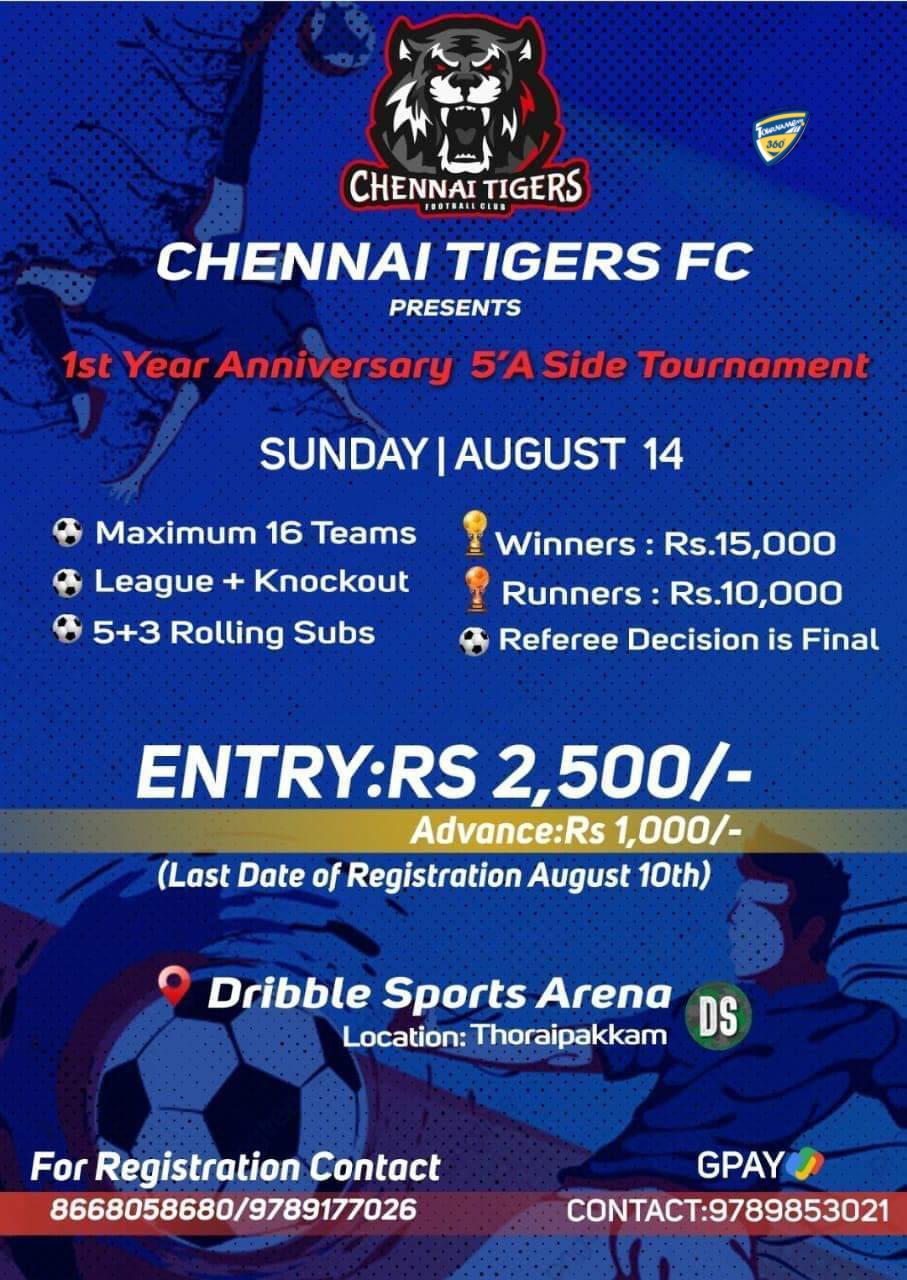 5A Side Football Tournament in Thoraipakkm