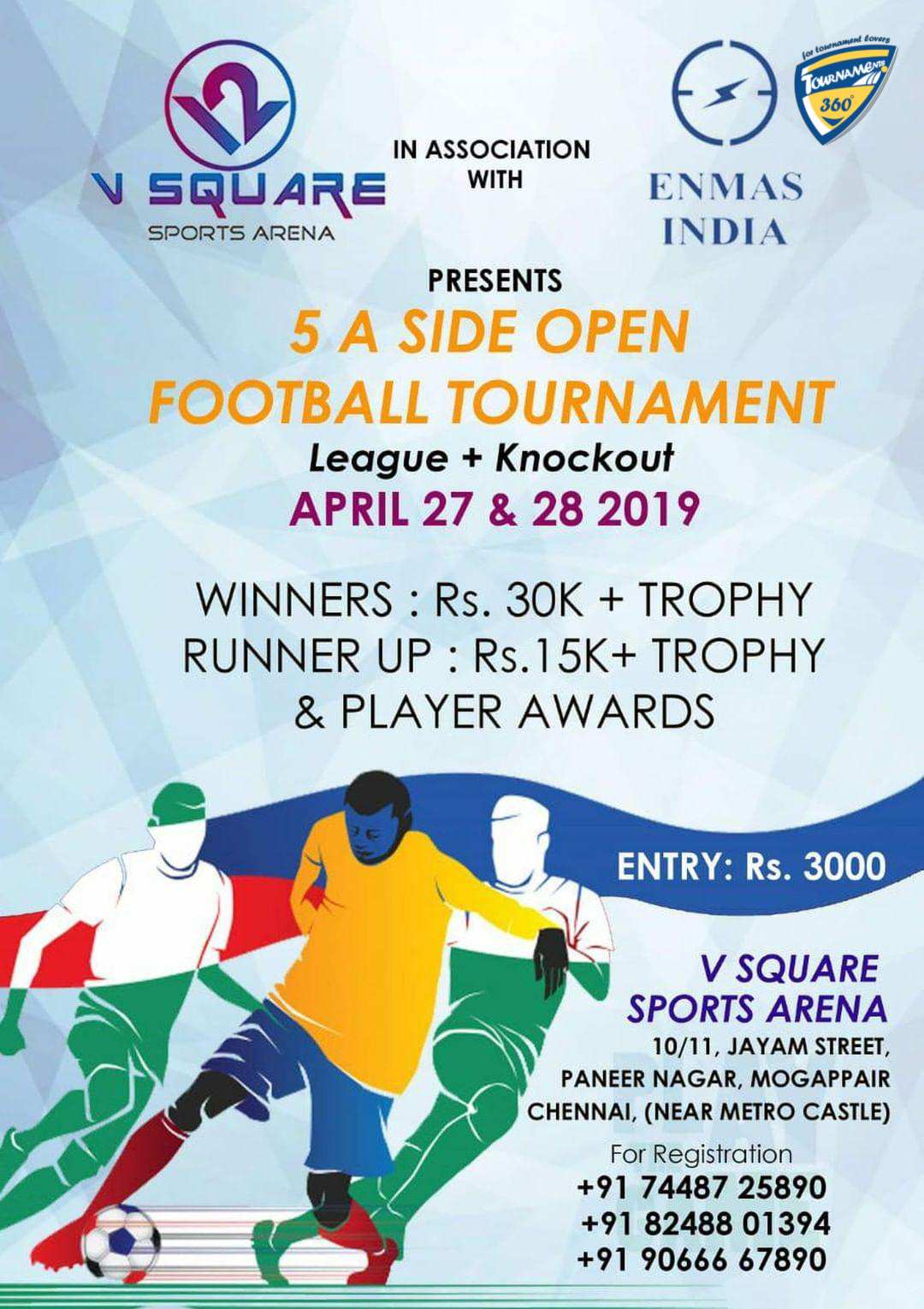 5 A Side Open Football Tournament