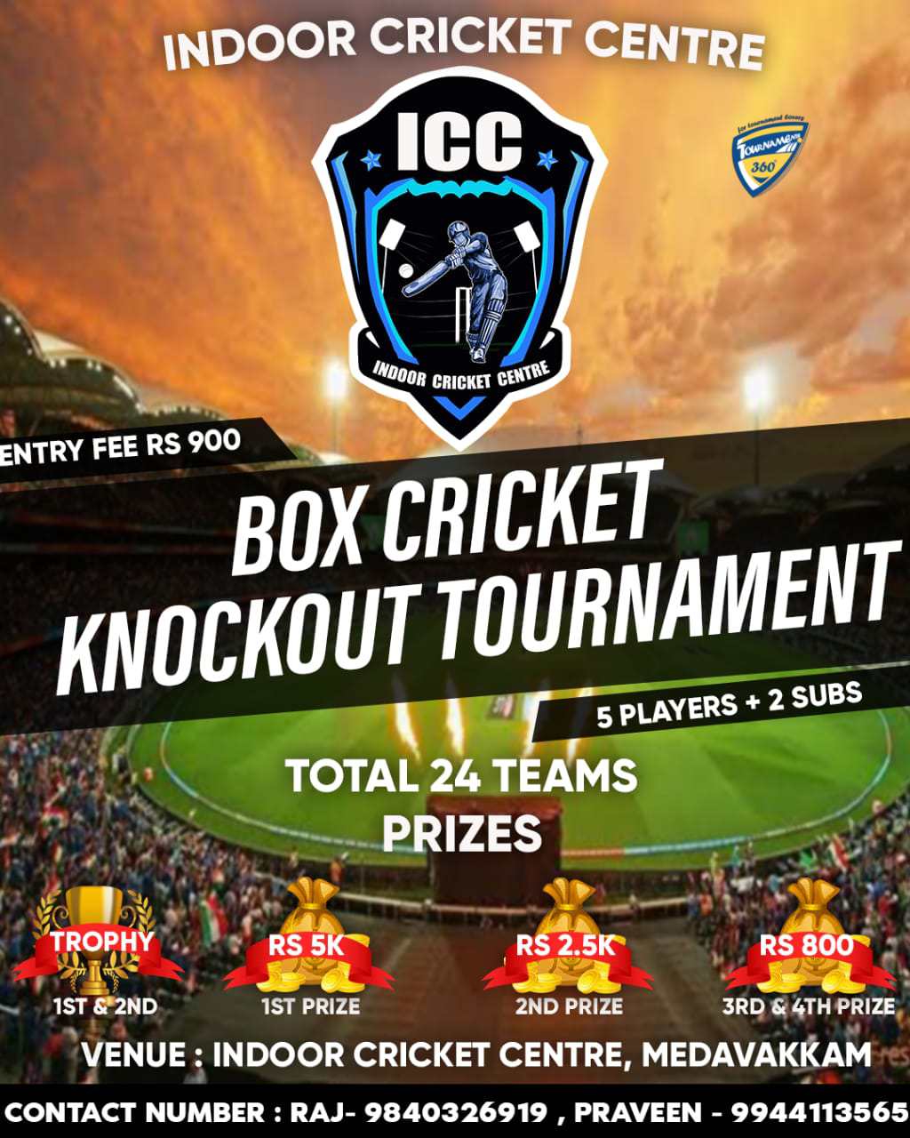 Cricket knockout rules