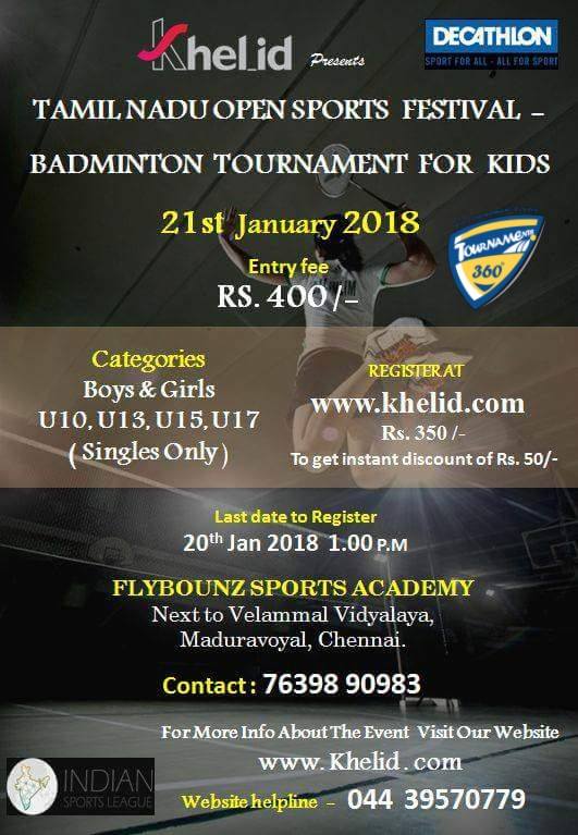 Badminton Tournament for Kids