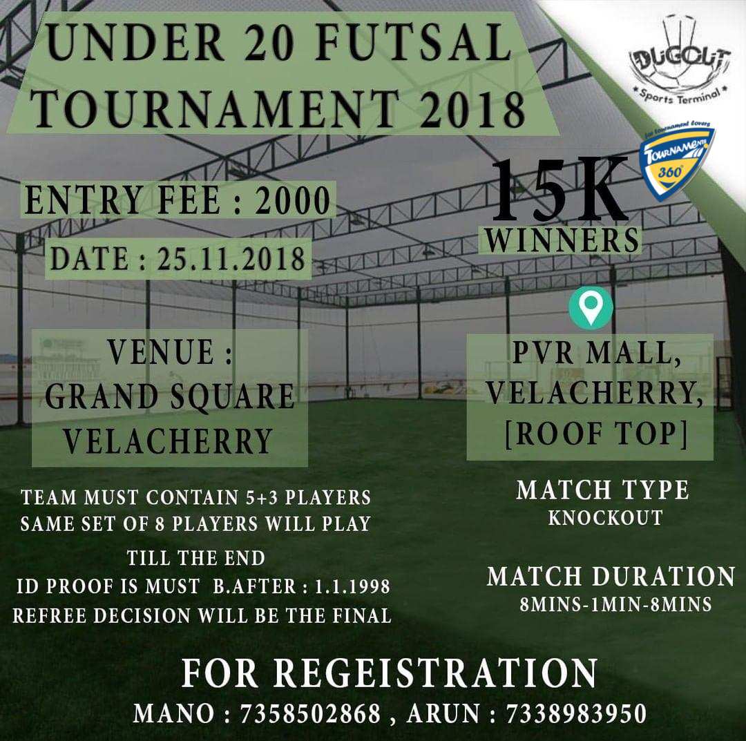 Under 20 Futsal Tournament 2018