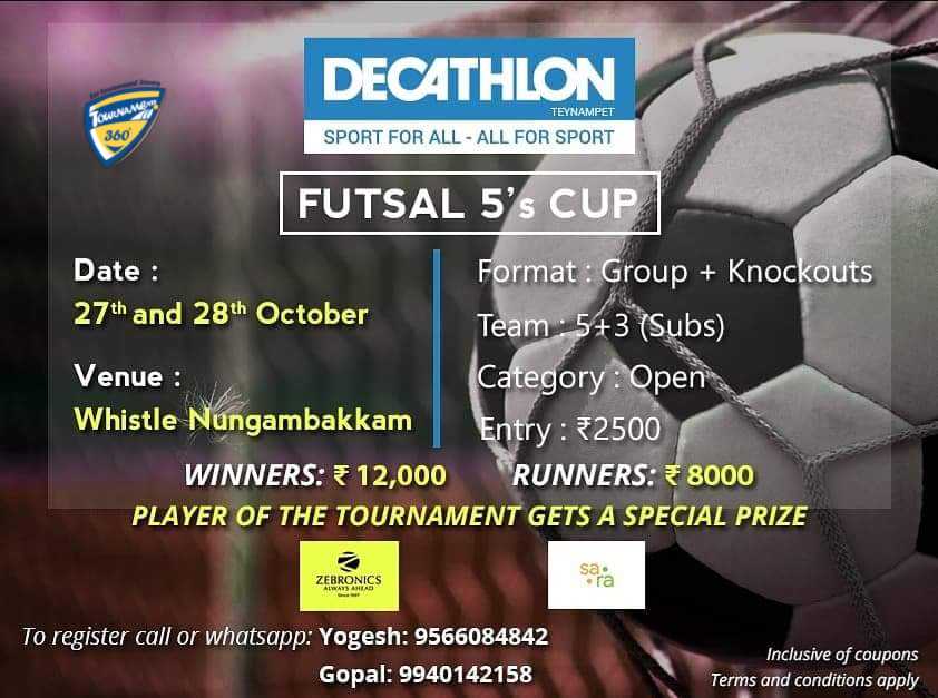 Decathlon Futsal 5s Cup