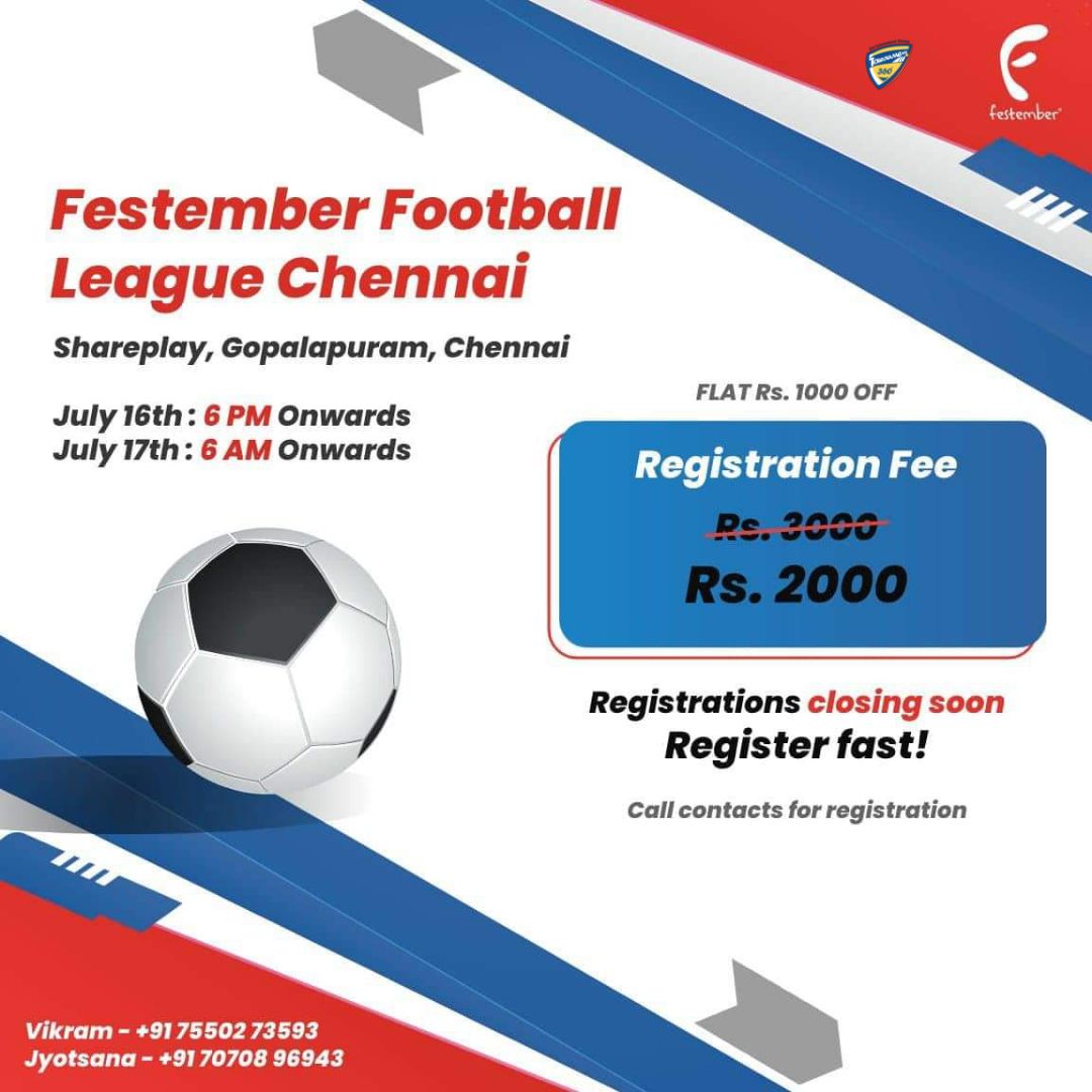 Festember Football League Chennai